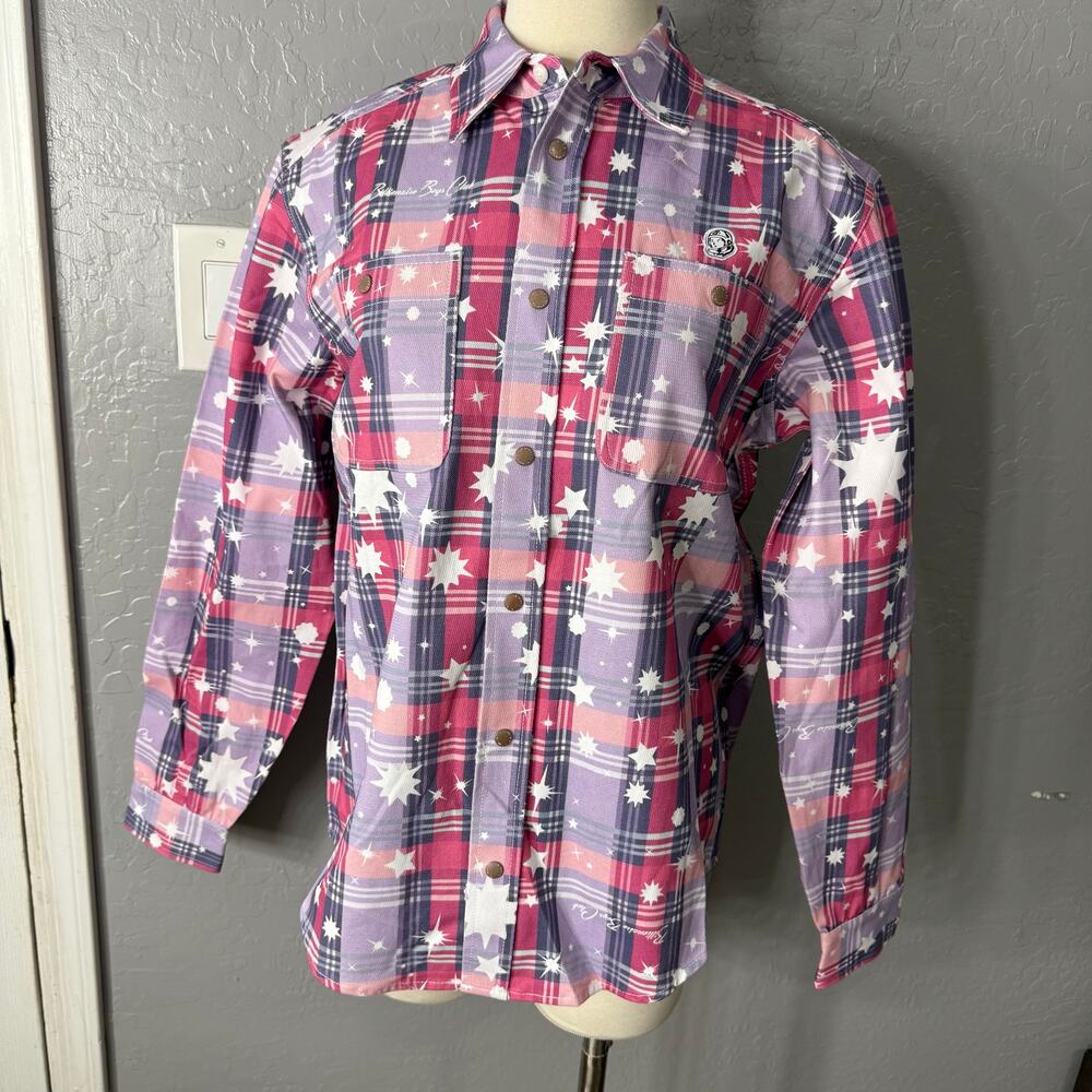 Billionaire Boys Club Celestial Long Sleeve Button Up Shirt Cotton Men's S NWT